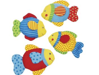 Gute-Laune-Fische mit Knisterfolie