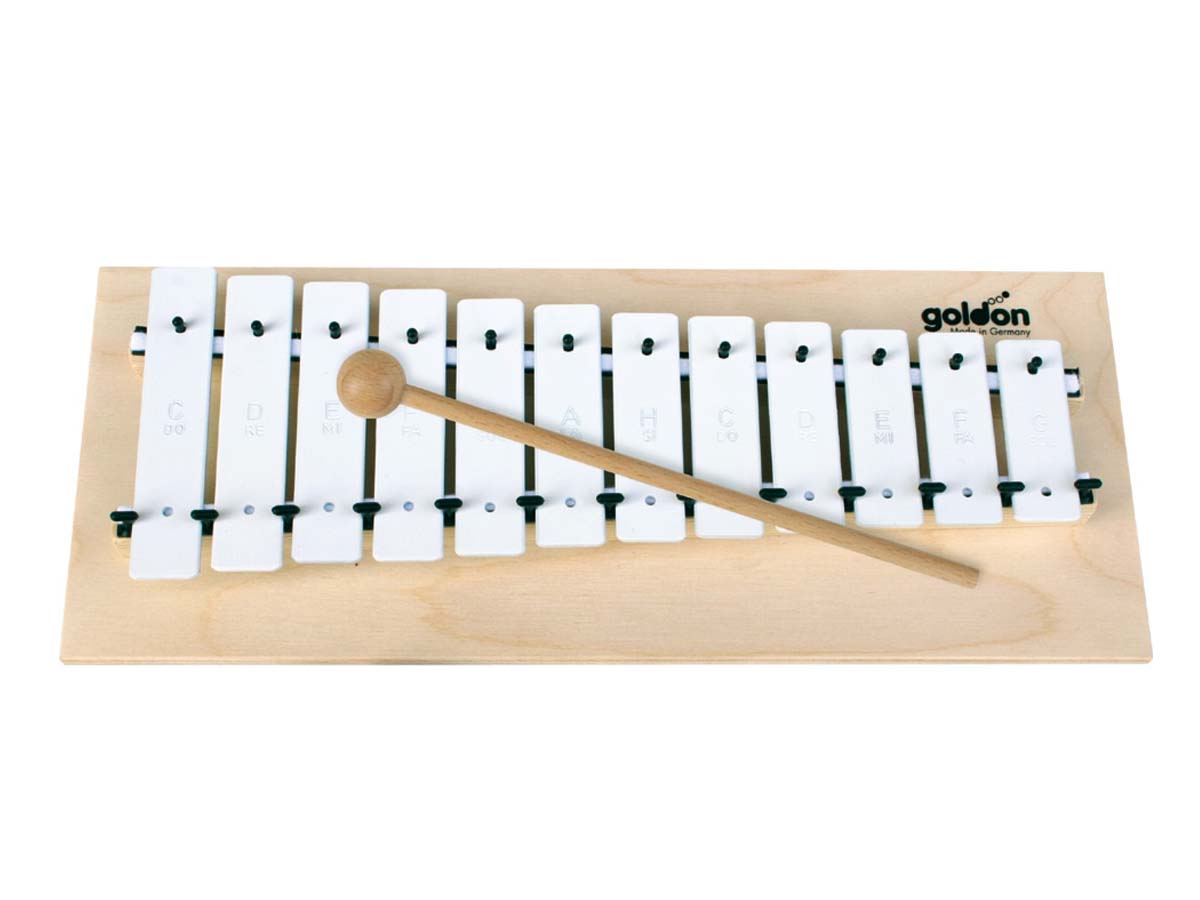 Metallophon weiße Klangplatten – Bild 1