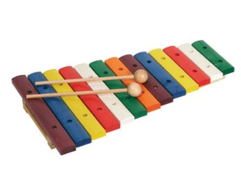 Xylophon - 13 bunte Klangplatten