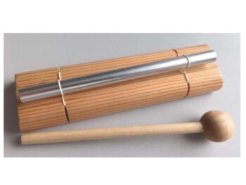 Klangstab auf Holzplatte - 1er Stab