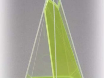 5-seitige Pyramide mit beweglichem Schnitt