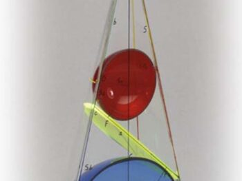 Kegel mit Ellipse und zwei Berührungskugel