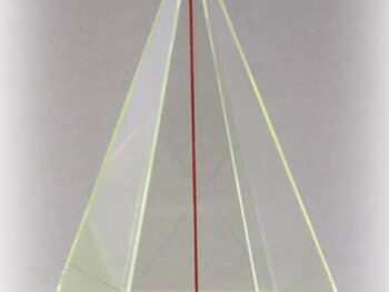 6-seitige Pyramide mit Höhenfaden