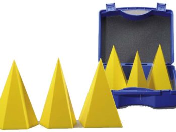 3-teiliger Satz regelmäßiger Pyramiden