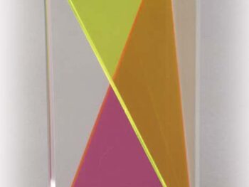 3-seitiges Prisma mit Diagonalschnitt