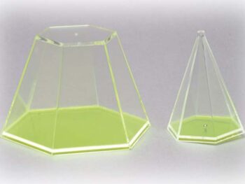 6-seitige Pyramide mit abnehmbarer Spitze