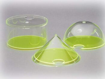 Halbkugel, Zylinder + Kegel