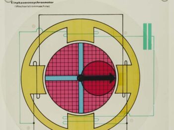 Projektor-Modell eines Einphasenassynchronmotors