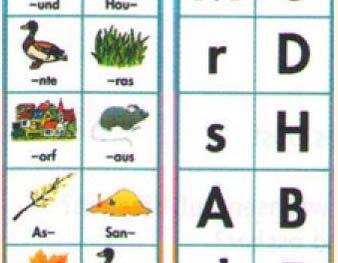 Flocards Set D2 - Deutsch 1. Schuljahr