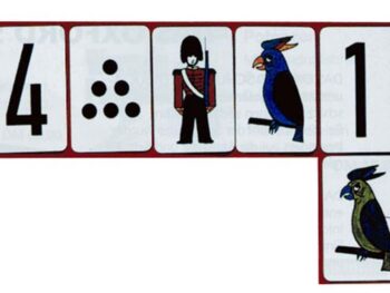Eins, zwei - Papagei - Kartenspiel