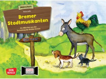 Die Bremer Stadtmusikanten - Kamishibai Bildkartenset