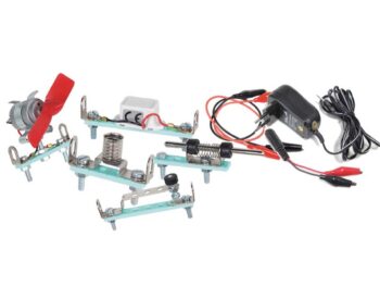 Einzelteile zu den Elektrobaukästen