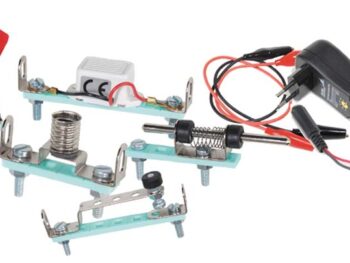 Einzelteile zu den Elektrobaukästen