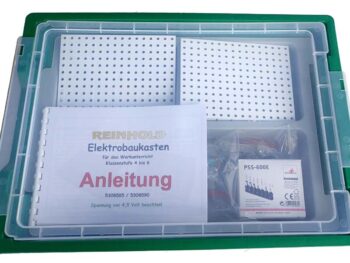 Elektrobaukasten Schaltung und Versuche mit Netzteil