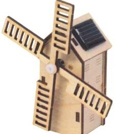Mini Solar Windmühle