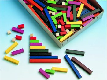 Farbige Cuisenaire-Stäbe