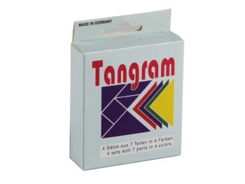 Schüler-Tangram in 4 Farben