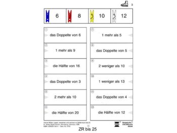 COLORCLIPS - Lesen, verstehen u. rechnen im Zahlenraum bis 25