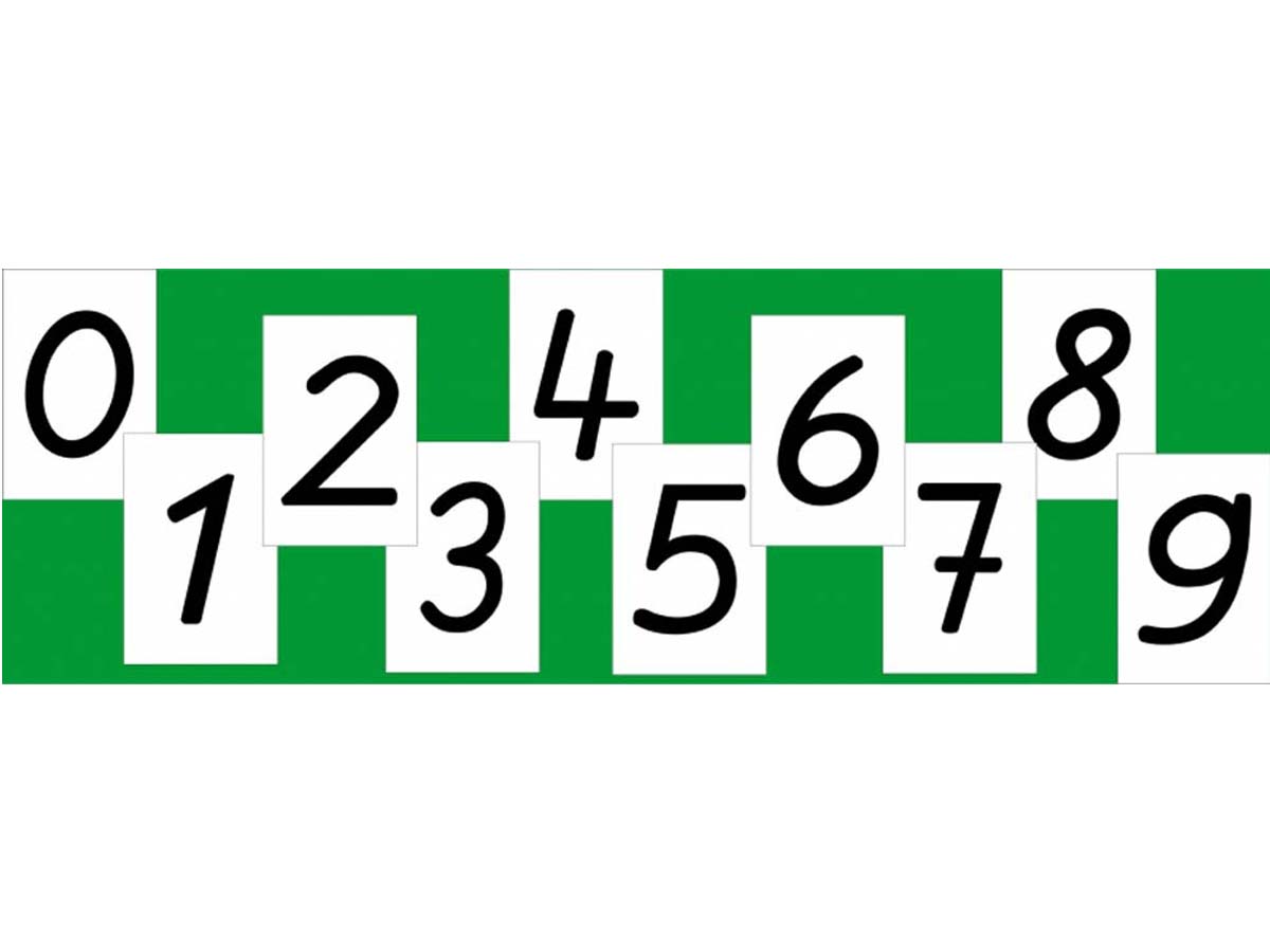 Magnetische Ziffernkärtchen von 0 bis 9 – Bild 1