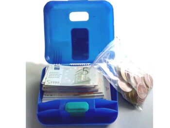 EURO-Geldsatz einseitig bedruckt