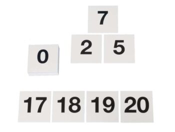 Ziffernplättchen bis 20