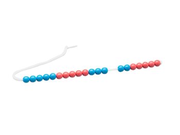 Rechenkette bis 20 - 5 rot / 5 blau