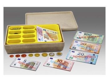 Euro-Geldsatz Spielgeldkoffer