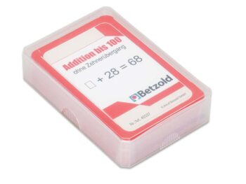 Addition bis 100 ohne ZÜ - Kartenset zum Magischen Zylinder