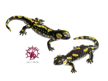 Gefleckter Feuersalamander - Tierplastik