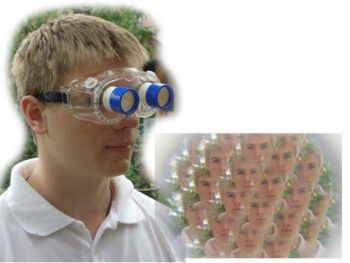 Facettenaugen-Brille