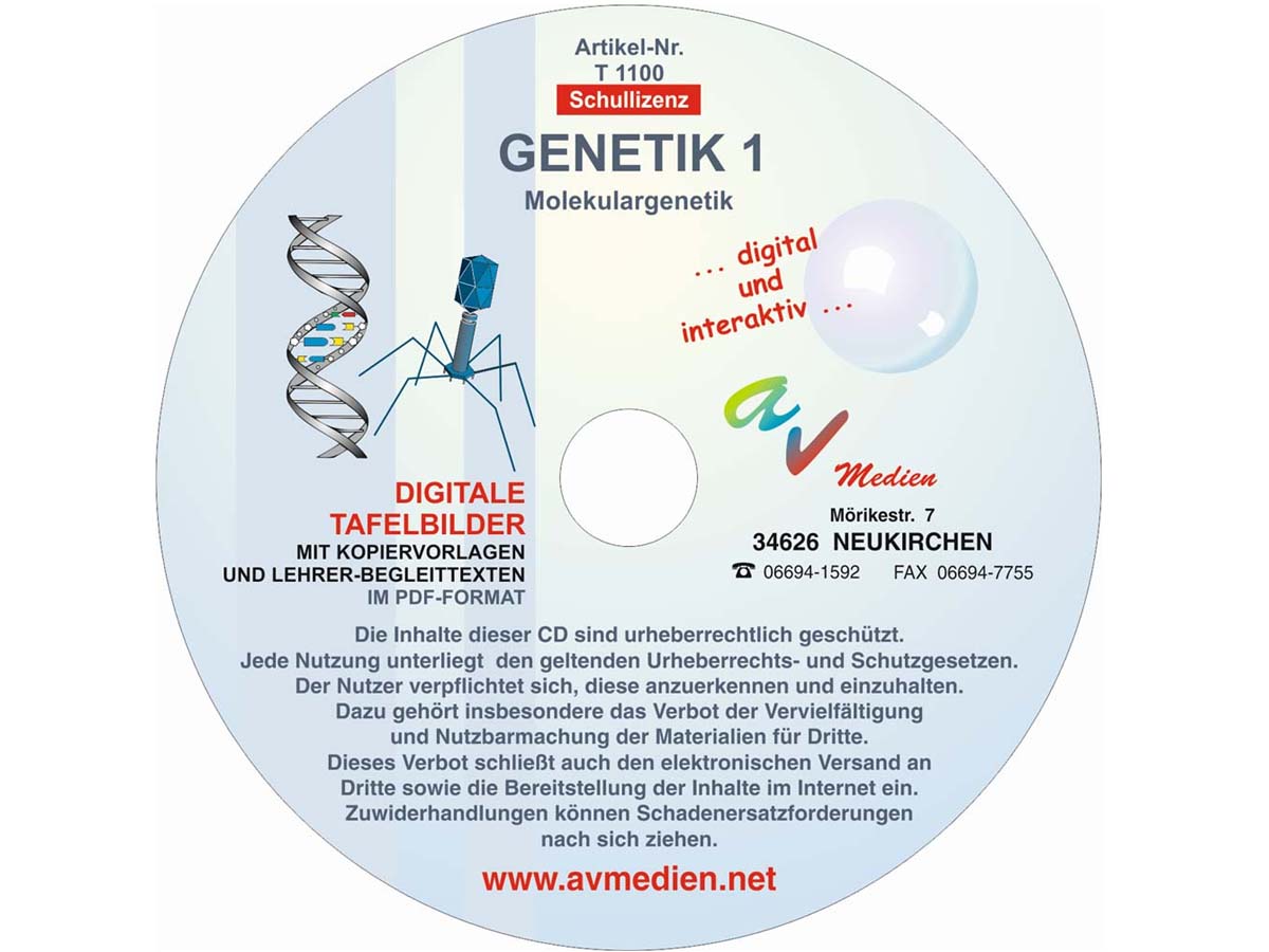 Genetik 1: Molekulargenetik – Bild 1