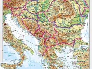 Südosteuropa - physisch / politisch