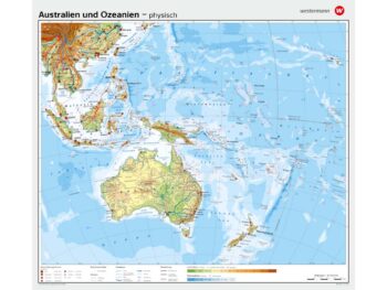 Australien und Ozeanien - physisch / politisch