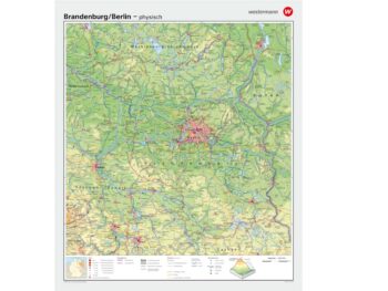 Brandenburg / Berlin - physisch / politisch