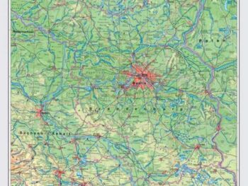 Brandenburg / Berlin - physisch / politisch