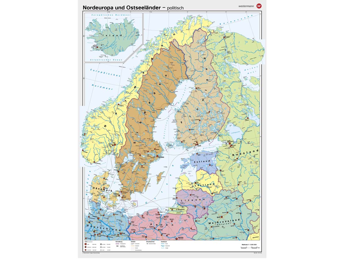 Nordeuropa/Ostseeländer - physisch – Bild 2