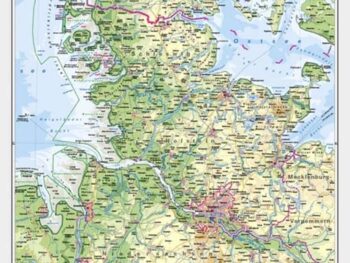 Schleswig-Holstein/Hamburg - physisch / politisch