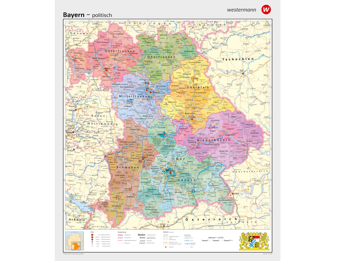 Bayern - physisch / politisch – Bild 2