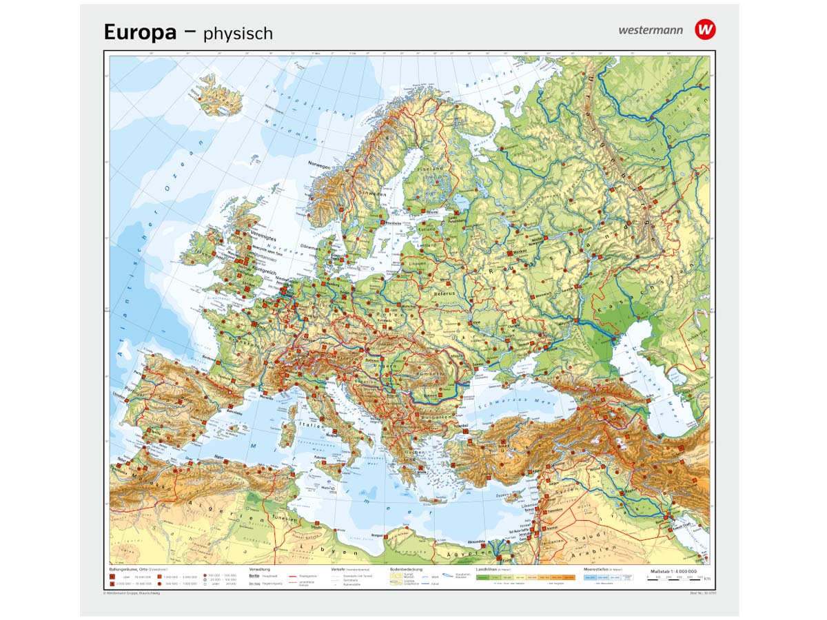 Europa - physisch / stumm – Bild 1