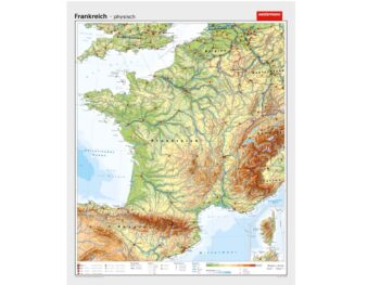 Frankreich - physisch / politisch