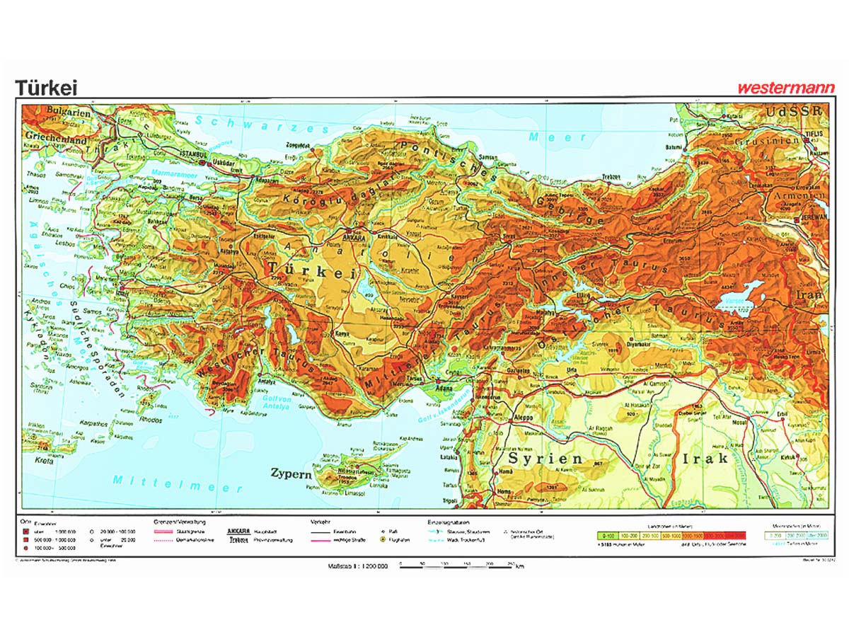 Türkei - physisch – Bild 1
