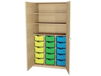 Materialschrank mit Modulboxen