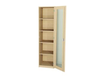 Schrank mit Ganz-Glasausschnitt