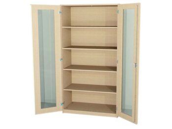 Schrank mit Ganz-Glasausschnitt