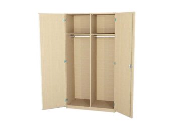Garderobenschrank mit Mittelwand