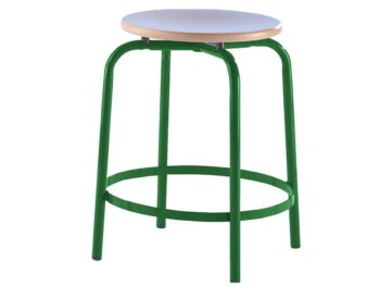 Vierfuß- Hocker mit umlaufender Fußraste