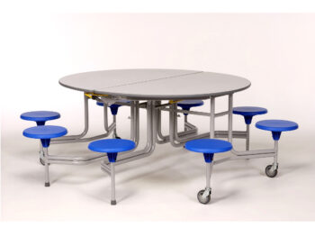 8-er-Tisch-Sitzkombination oval