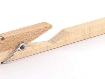 Reagenzglashalter aus Holz