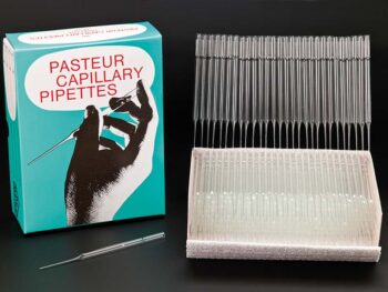 Pasteur-Pipette mit fein ausgezogener Spitze