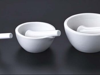 Mörser - Set aus Porzellan